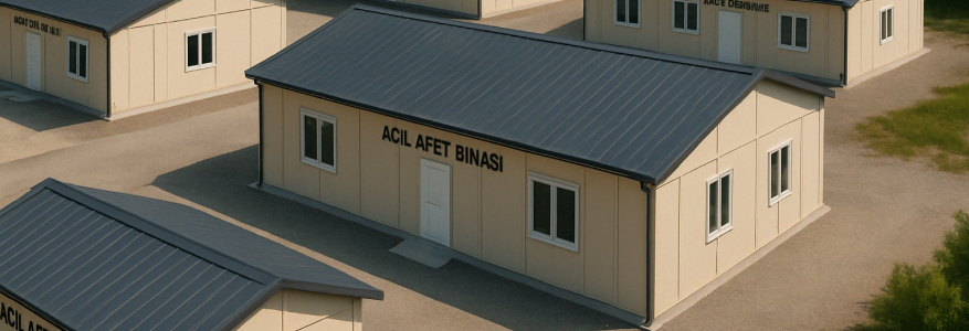 Prefabrik Acil Afet Binaları