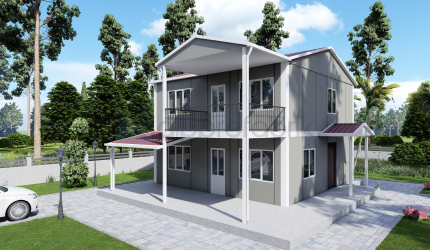 149m² Çift Katlı Prefabrik Ev
