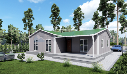 117m² Tek Katlı Prefabrik Ev
