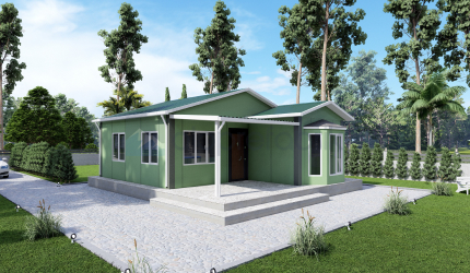 61m² Tek Katlı Prefabrik Ev