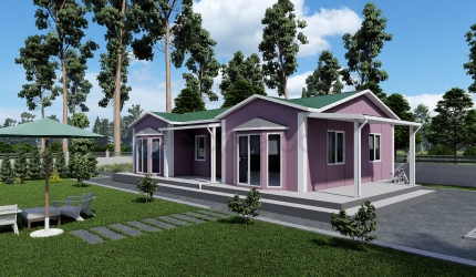 96m² Tek Katlı Prefabrik Ev