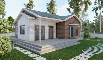 89m² Tek Katlı Prefabrik Villa