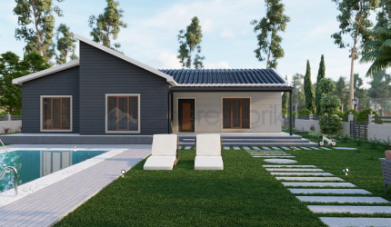 138m² İki Katlı Prefabrik Villa