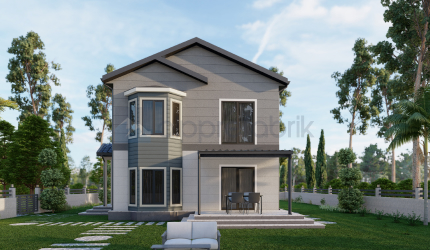152m² İki Katlı Prefabrik Villa